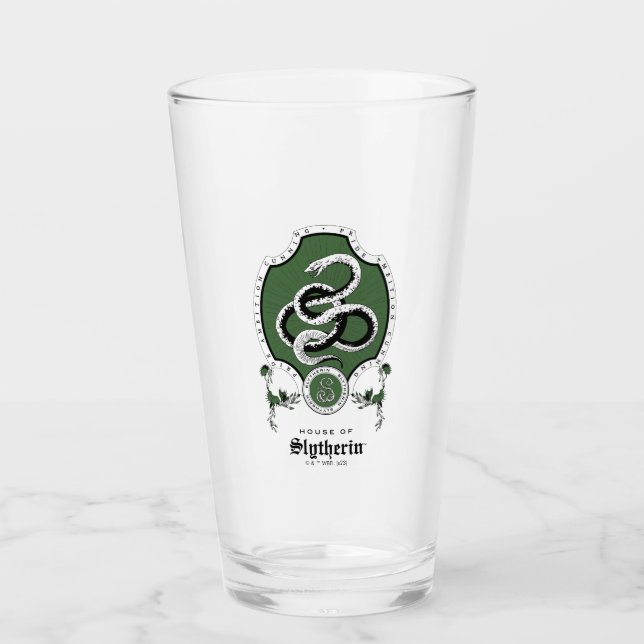Copo De Pint HARRY POTTER™ | Desenho Delicado SLYTHERIN™ Crest (Frente)