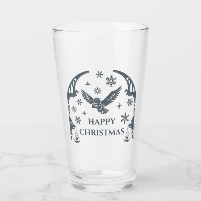 Copo De Pint HARRY POTTER™ Hedwig com a Letra Holiday (Frente)