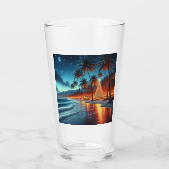Copo De Pint Havaí/Natal tropical (Frente)