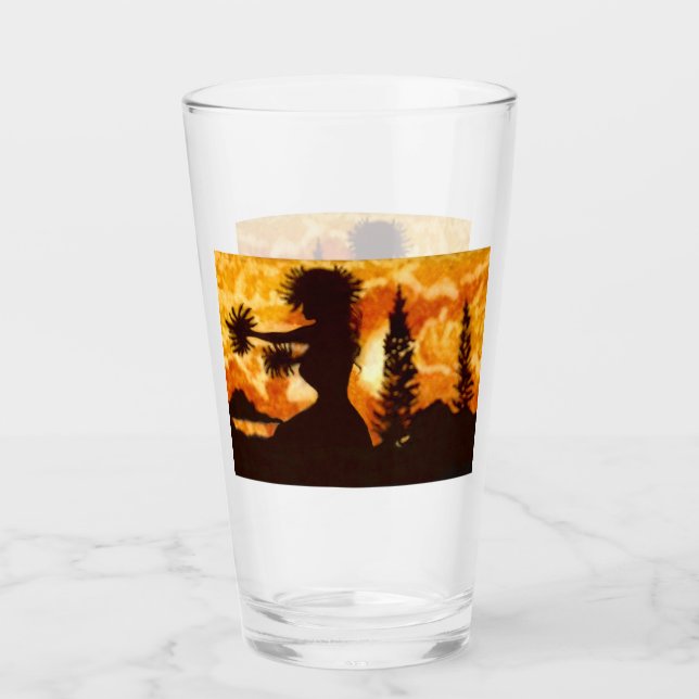 Copo De Pint Hawiian Hula Dancer (Frente)