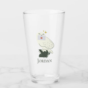 Copo De Pint Hedwig Com Desenho Caprichoso De Carta