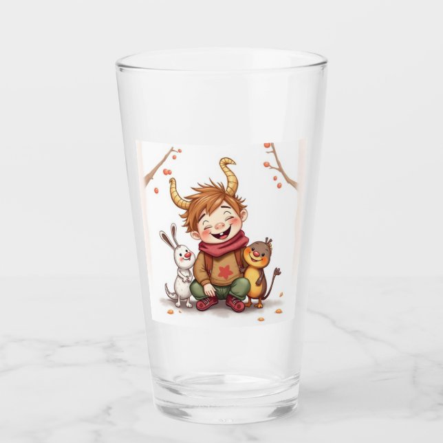 Copo De Pint „Herbstfreunde – Ein Tag voller Lachen“ (Frente)