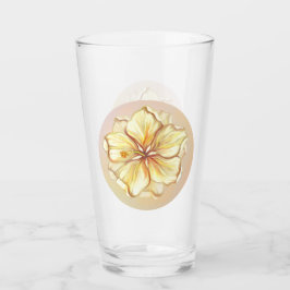 Copo De Pint Hibiscus & lace AMARELO