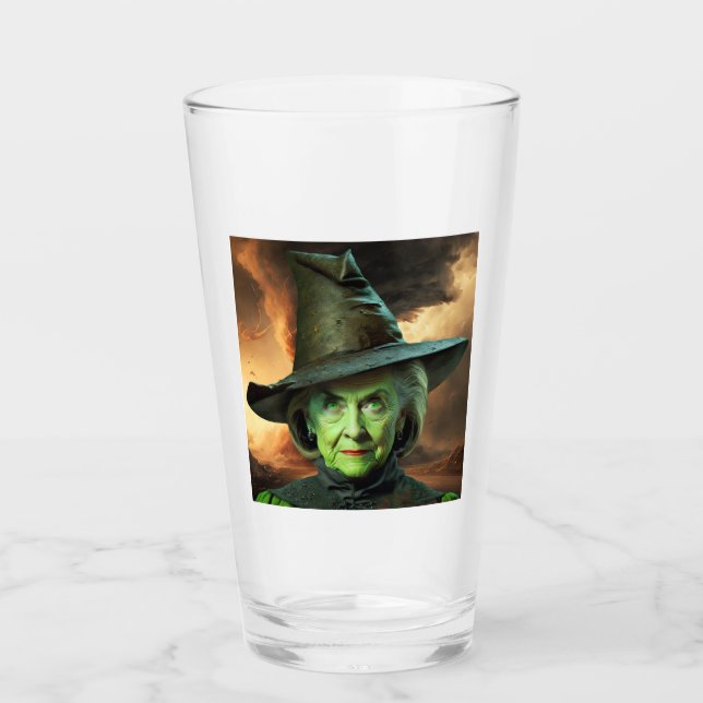 Copo De Pint Hillary Cinton Wicked Witch dos Estados Unidos (Frente)