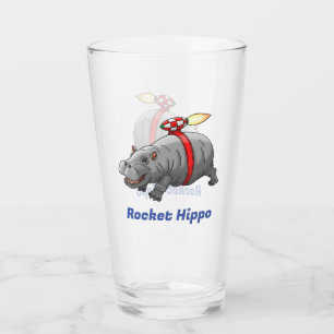 Copo De Pint Hipopótamo Foguete