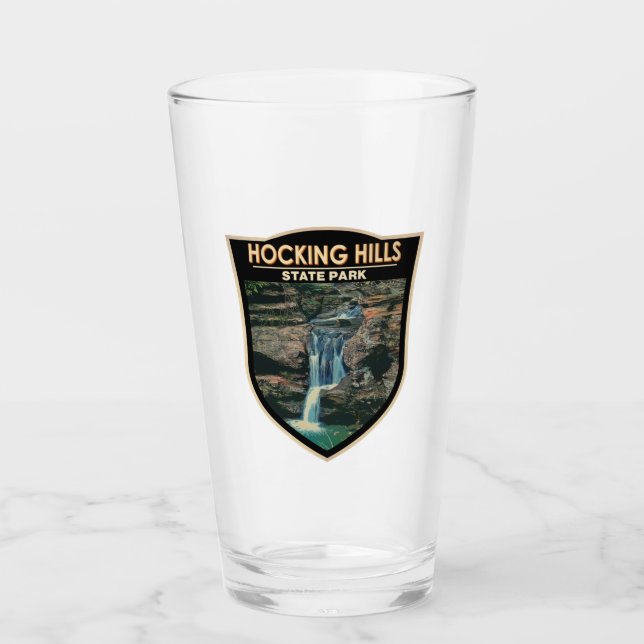 Copo De Pint Hocking Colinas State Park Ohio Art (Frente)