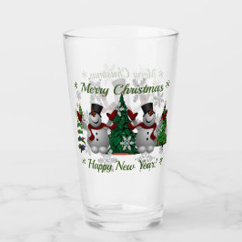 Copo De Pint Holiday Glass