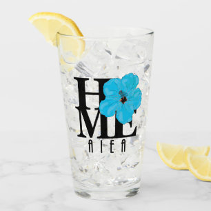 Copo De Pint HOME Aiea Hawaii Blue Hibiscus
