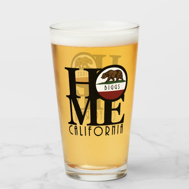 Copo De Pint HOME Biggs California (Frente (Preenchido))