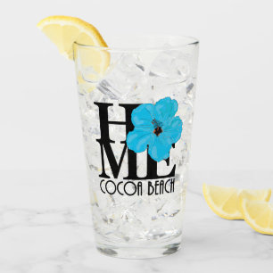 Copo De Pint HOME Cocoa Beach Blue Hibiscus