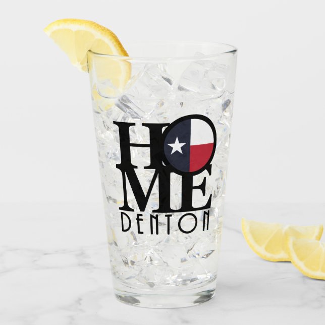 Copo De Pint HOME Denton Texas (Gelo frontal)
