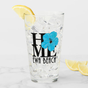 Copo De Pint HOME Ewa Beach Blue Hibiscus