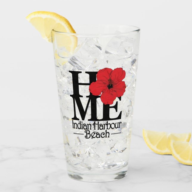Copo De Pint HOME Indian Harbor Beach hibiscus (Gelo frontal)