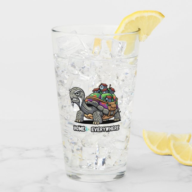 Copo De Pint Home is Everywhere Drinking Glass (Gelo traseiro)