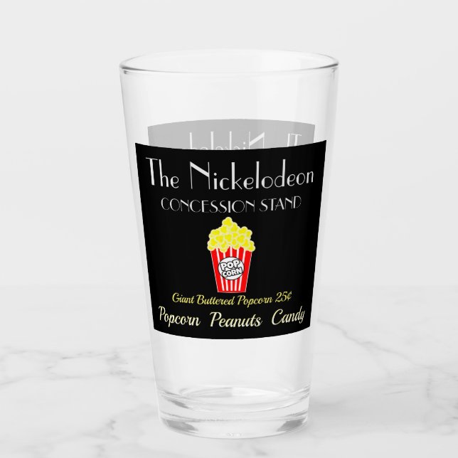 Copo De Pint Home Movie Theater Concession Stand Glasses (Frente)