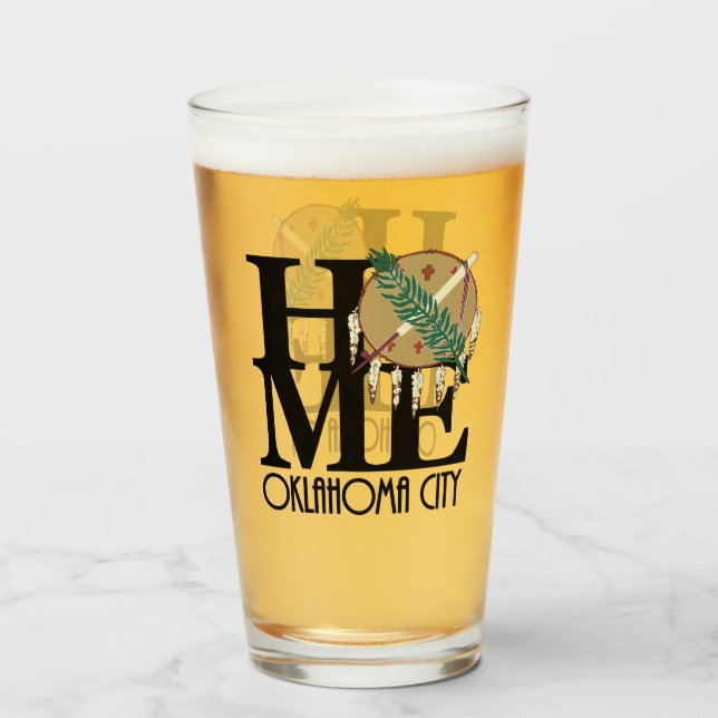 Copo De Pint HOME Oklahoma City (Frente (Preenchido))