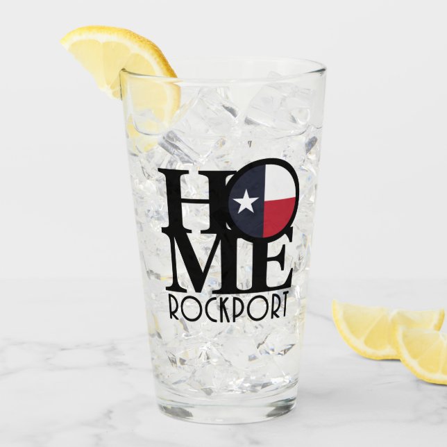 Copo De Pint HOME Rockport Texas (Gelo frontal)