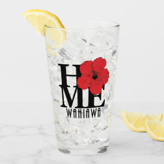 Copo De Pint HOME Wahiawa red Hibiscus