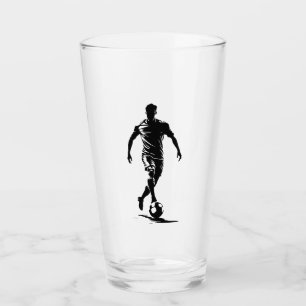 Copo De Pint Homem de futebol com bola