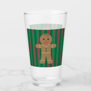 Copo De Pint Homem de Gingerpão de Natal divertido e Rico