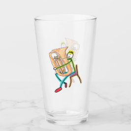 Copo De Pint Homem Tocando Tuba