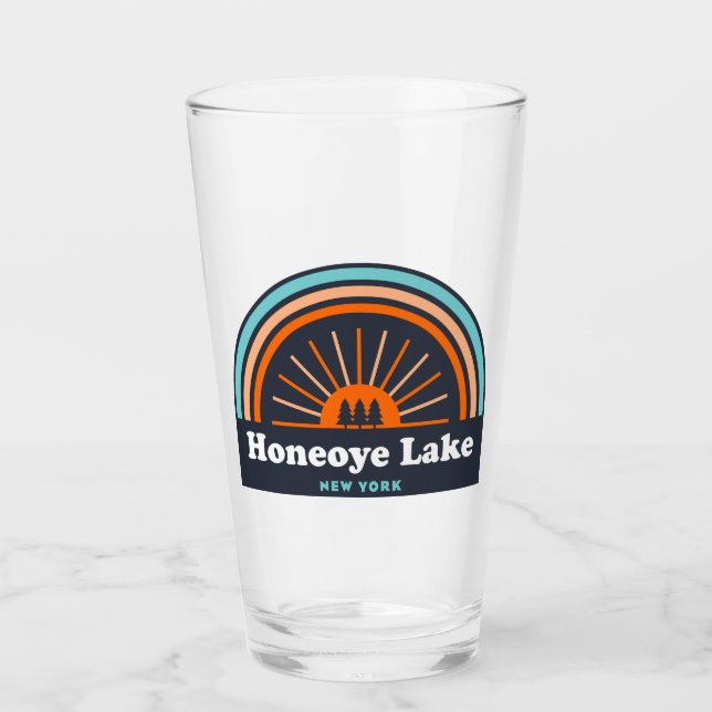 Copo De Pint Honeoye Lake New York Rainbow (Frente)