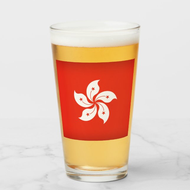 Copo De Pint Hong Kong (Frente (Preenchido))