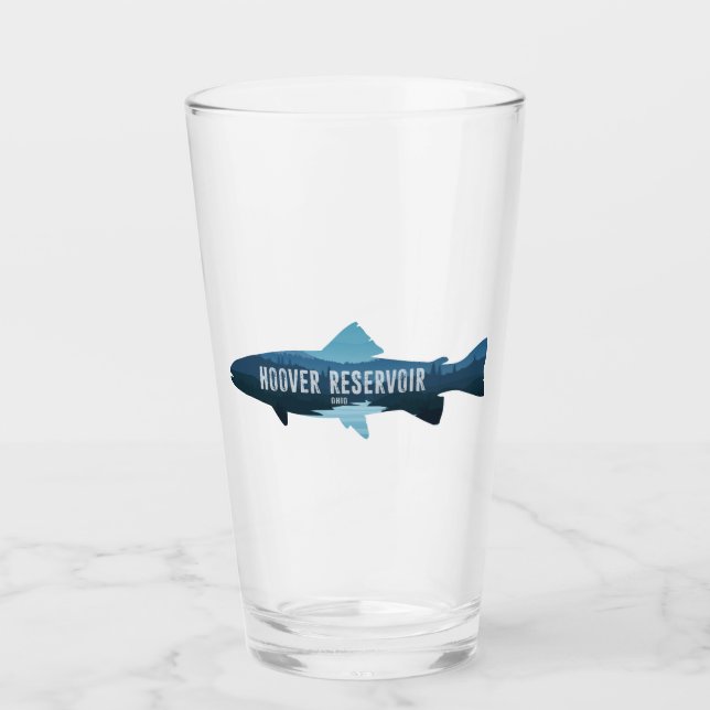Copo De Pint Hoover Reservoir Ohio Fish (Frente)