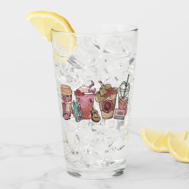 Copo De Pint Hora do Café do Cowboy (Gelo frontal)