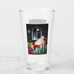 Copo De Pint Hora do Café Santa Claus