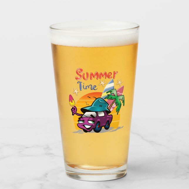 Copo De Pint Horário de Verão (Frente (Preenchido))