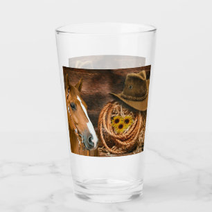 Copo De Pint Horto Ocidental Hat Lasso Sunflower