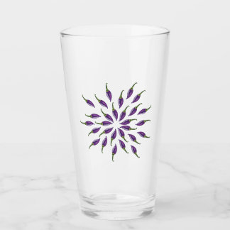 Copo De Pint Hot Peppers Purple Mandala Art