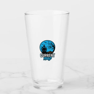 Copo De Pint Humor Atual Halloween Gravura Vintage Vetor_1