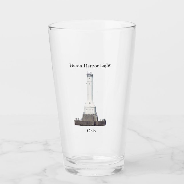 Copo De Pint Huron Harbour Light glass (Frente)