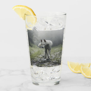 Copo De Pint Husky Siberiano Branco