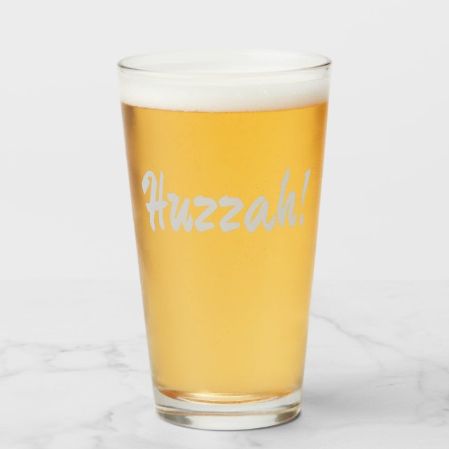 Copo De Pint Huzzah! hurra (Frente (Preenchido))
