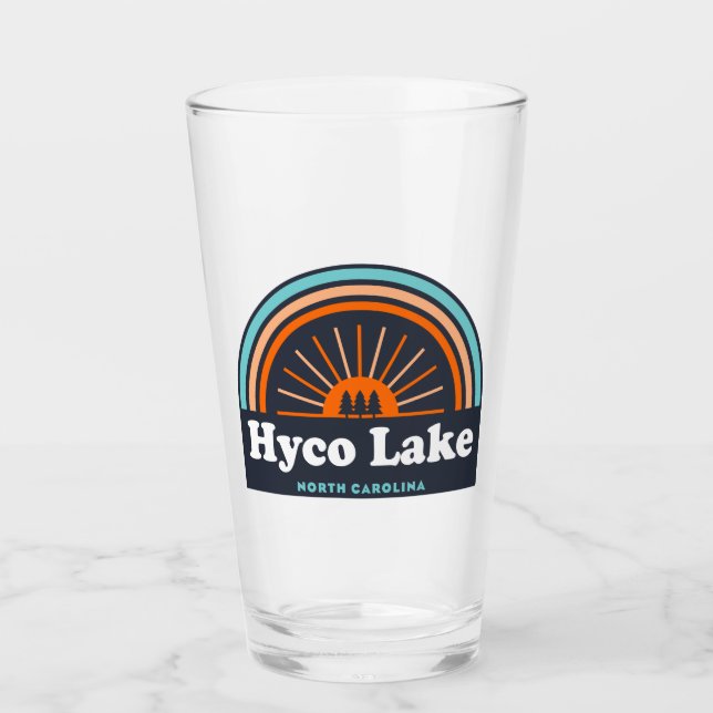 Copo De Pint Hyco Lake North Carolina Rainbow (Frente)
