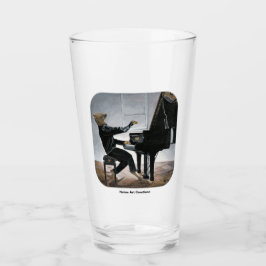 Copo De Pint Hyena Piano Music Player Fantasy Bebendo Glass