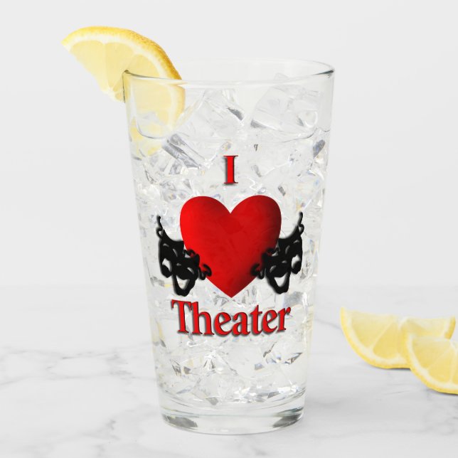 Copo De Pint I Heart Theater (Gelo frontal)