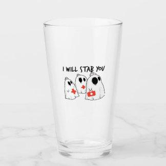 Copo De Pint I Will Stab You Ghost Nurse Funny RN Halloween Gho