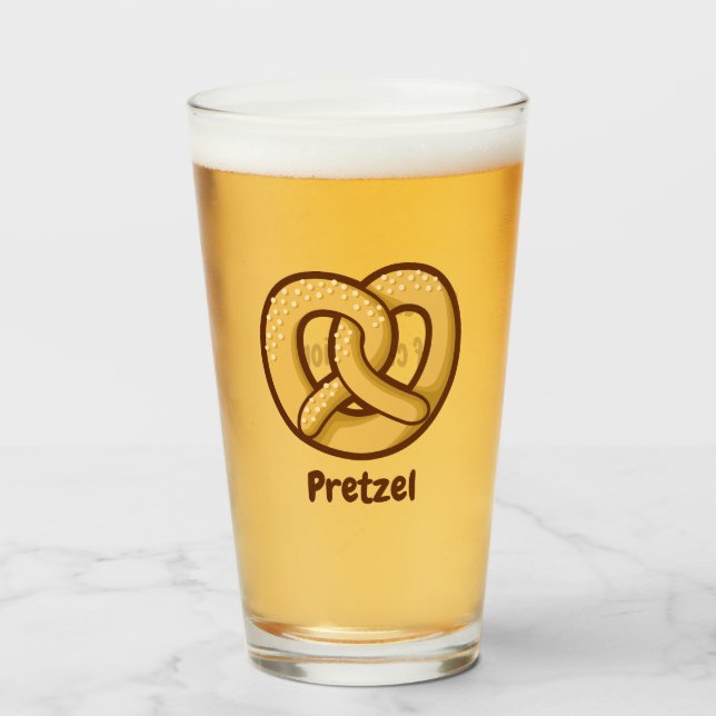 Copo De Pint Ícone Pretzel (Frente (Preenchido))