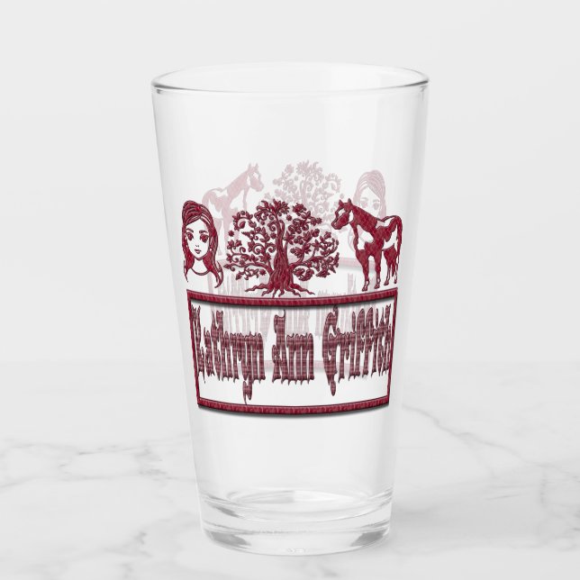 Copo De Pint ícone triplo de Kathryn Ann Griffith (Frente)