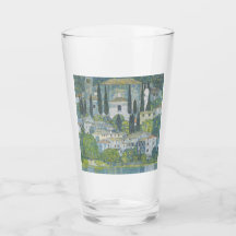 Igreja em Cassone (Paisagem Italiana) Vintage Art