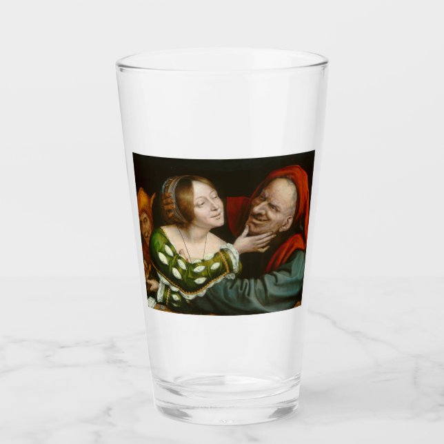 Copo De Pint Ill-Match Lovers (por Quentin Massys) (Frente)