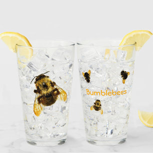 Copo De Pint Illusão Óptica de Bumblebes Fotográfica