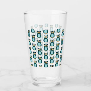 Copo De Pint Ilustração Blue Owl