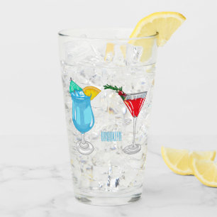 Copo De Pint Ilustração de desenho animado coquetel