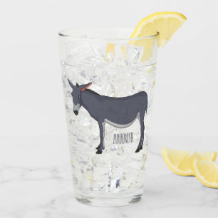 Copo De Pint Ilustração de desenho animado de Donkey