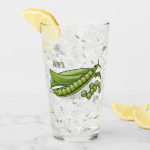 Copo De Pint Ilustração de desenho animado de ervilha